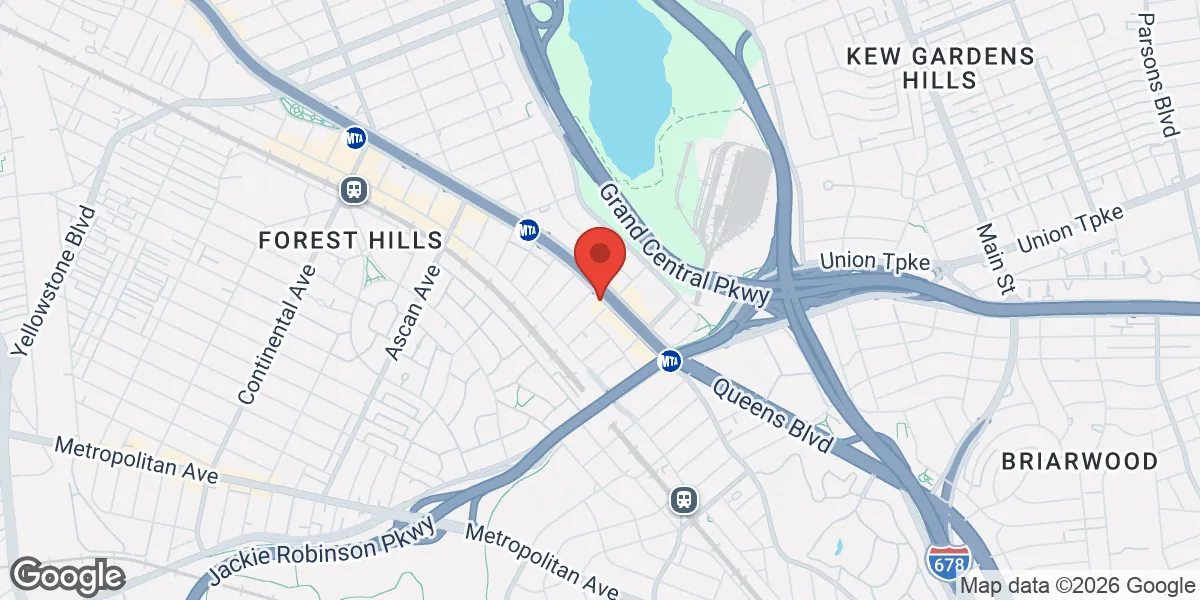 Map showing Aesthetic Solutions NY: TMJ, Botox for Migraine, NAD+, Semaglutide, Tirzepatide, Mounjaro, IV Hydration, Meyer's Cocktail. location