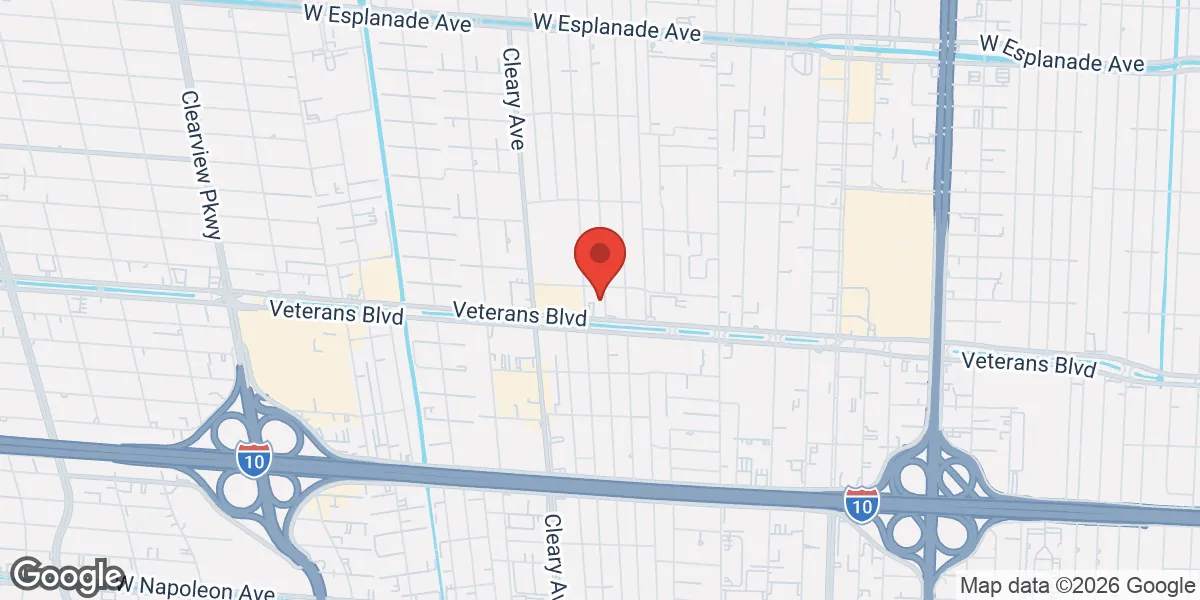 Map showing Men's Total Health location