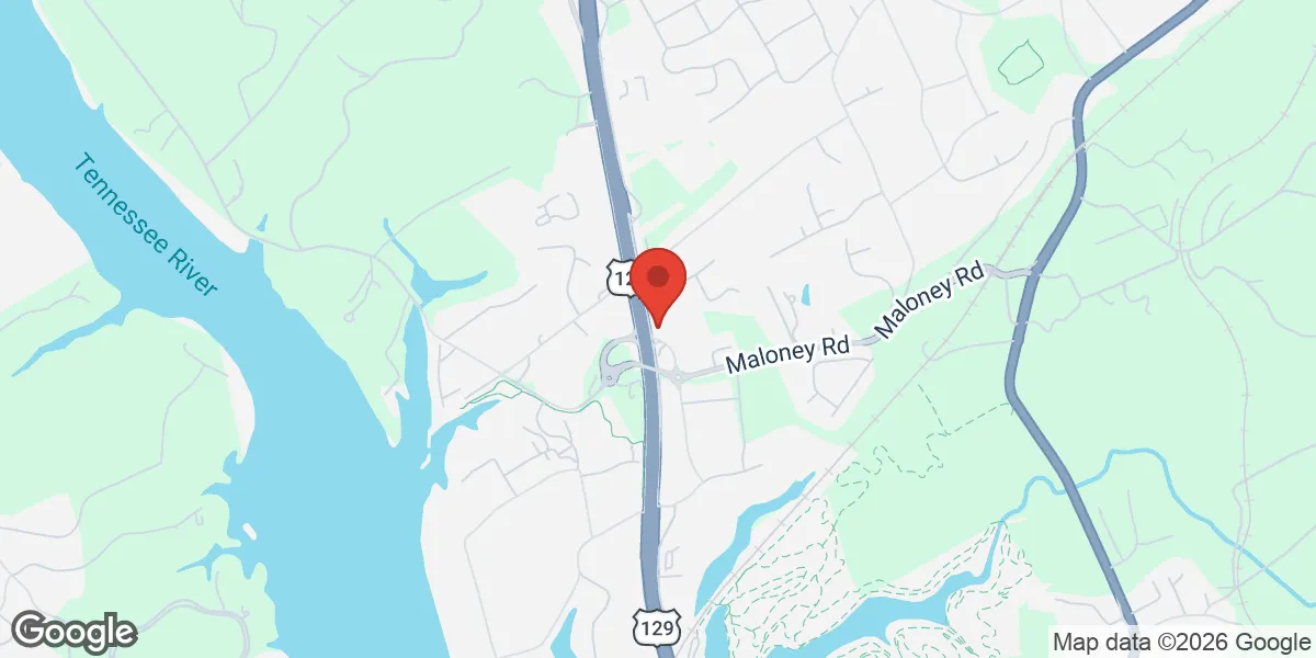 Map showing National Low T Clinic location