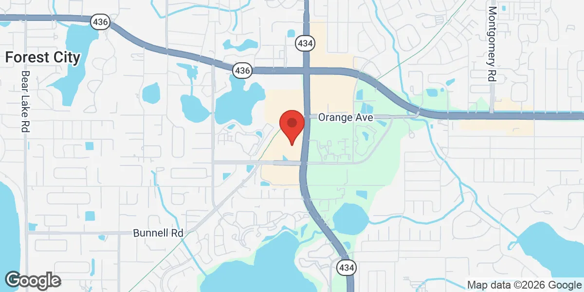 Map showing Men's Health Clinic in Altamonte Springs, Florida | Testosterone Therapy & ED Treatment location
