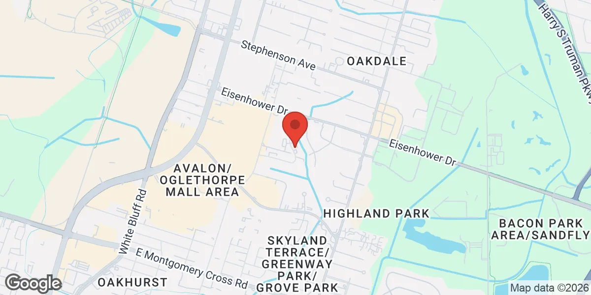 Map showing Lowcountry Male Clinic - Savannah, GA - TRT and Weight Loss Services location