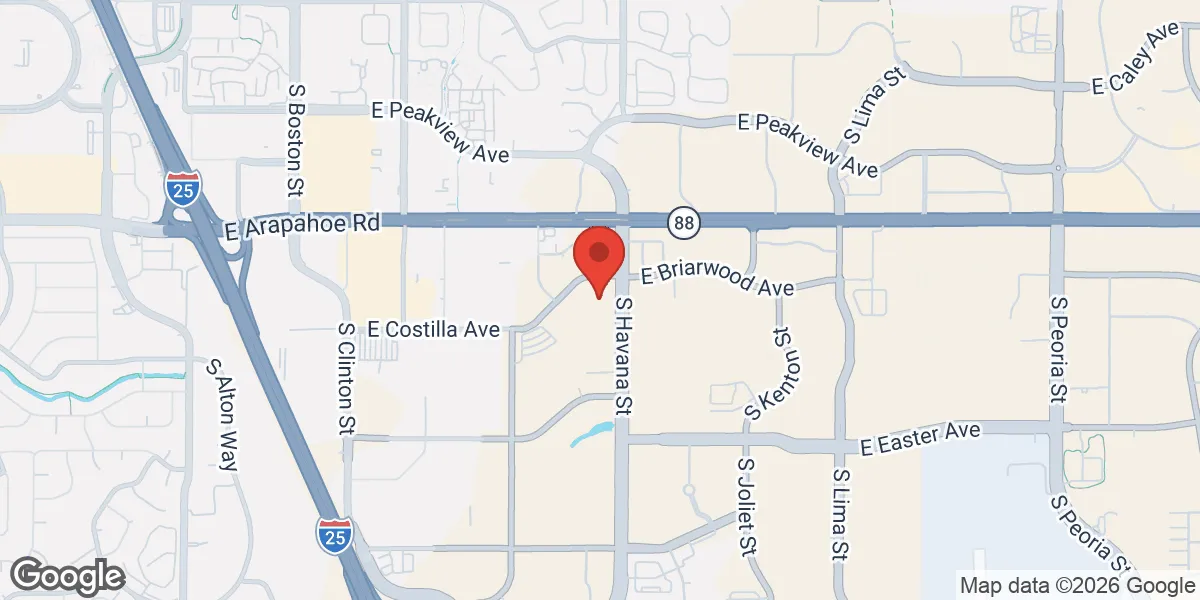 Map showing Evolve Wellness and Health location