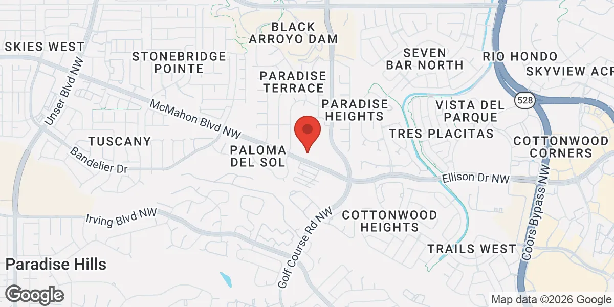 Map showing Health Horizons location