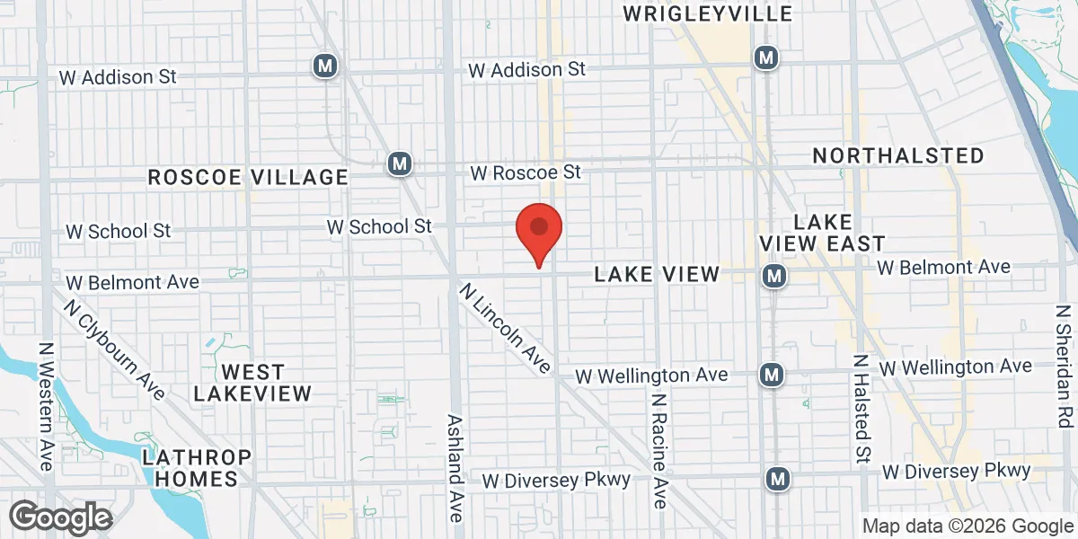 Map showing Hero Men's Health location