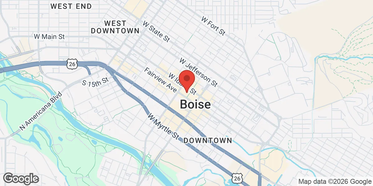 Map showing Vitality Men's Center location