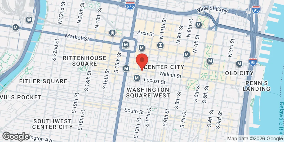 Map showing 4Ever Young Med Spa & Wellness Center - Philadelphia location