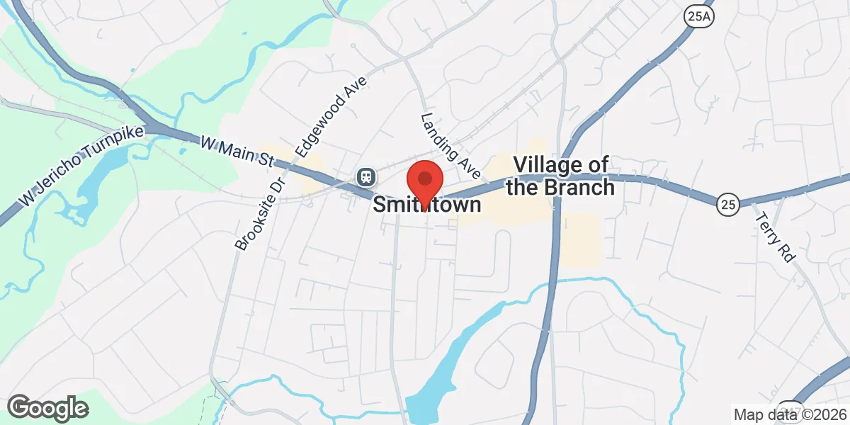 Map showing Renew Vitality Testosterone Clinic of Smithtown location