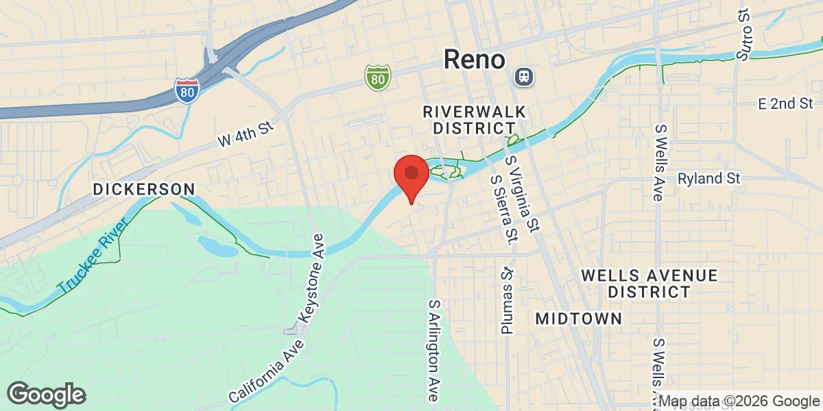 Map showing Men's Health Co. location