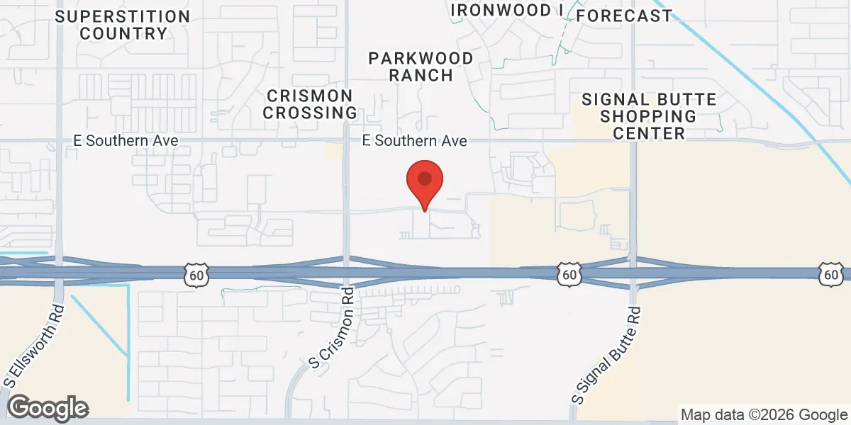 Map showing Mesa TRT (Testosterone Replacement Therapy) Clinic location