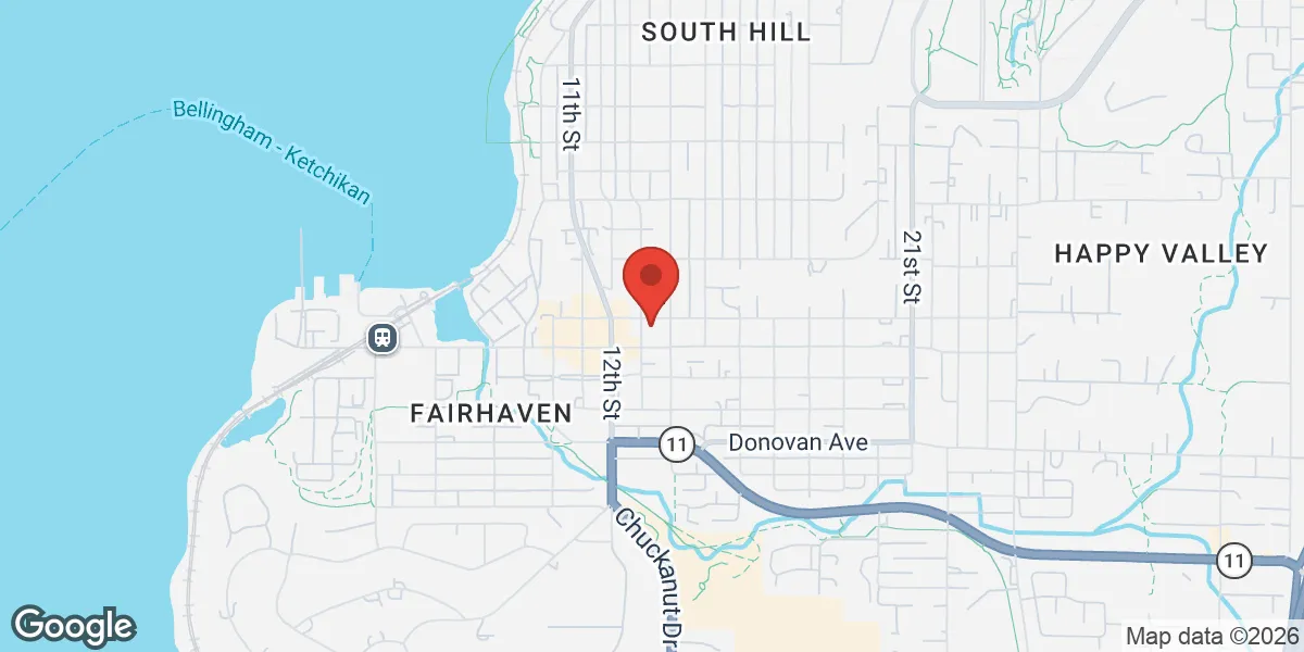 Map showing IVitality Bellingham location