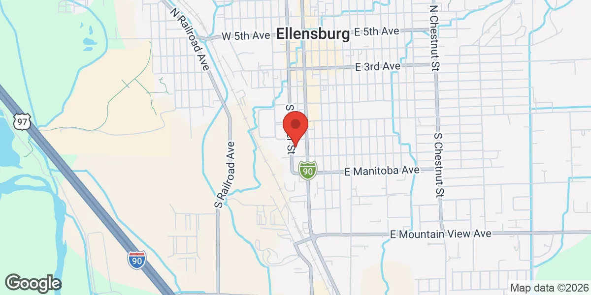 Map showing Washington Testosterone location