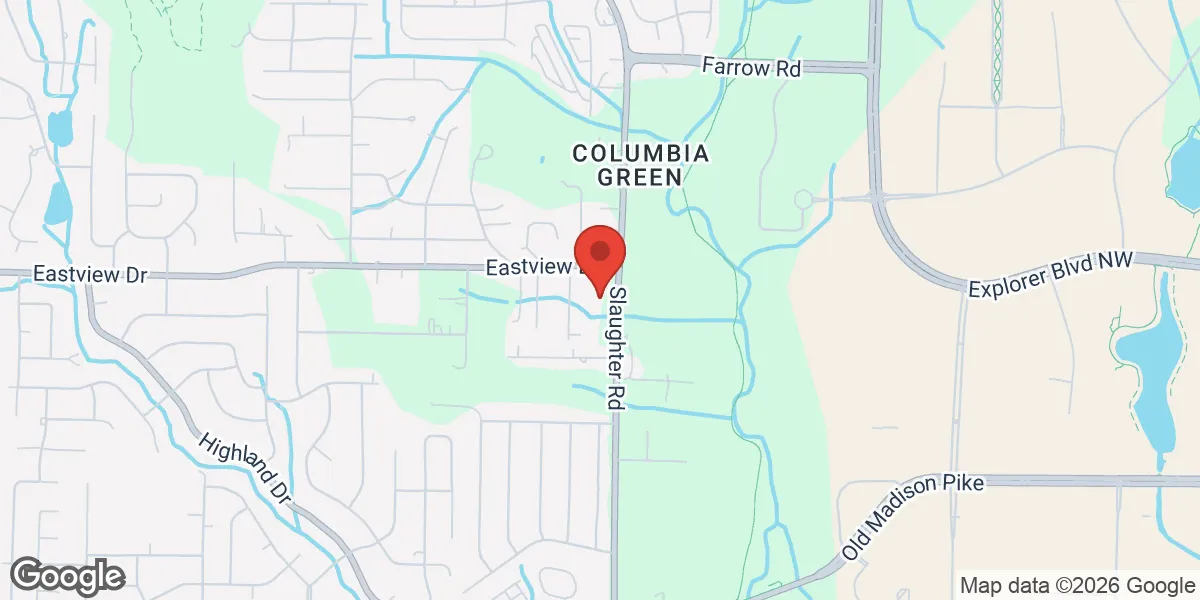 Map showing Chad J. Gilliam, PA-C location
