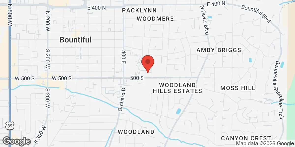 Map showing Renew Vitality Testosterone Clinic of Salt Lake City location