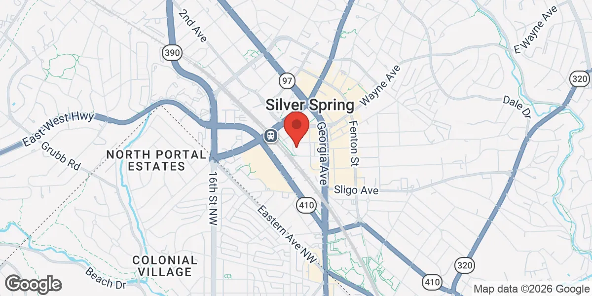 Map showing THM location