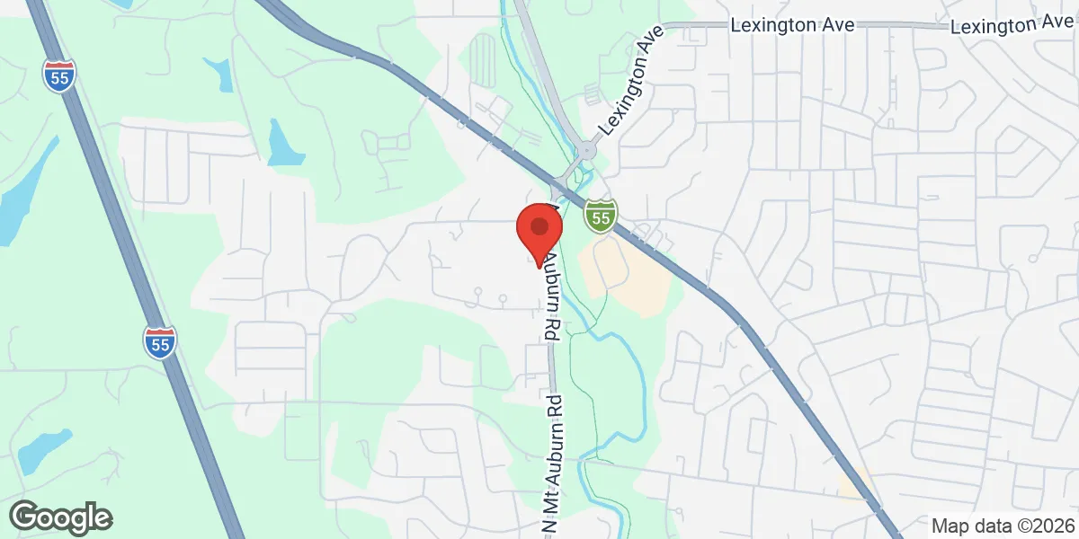 Map showing Missouri Men's Health location