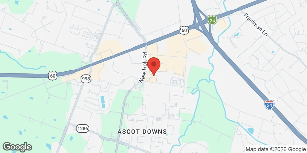 Map showing True Test HRT location