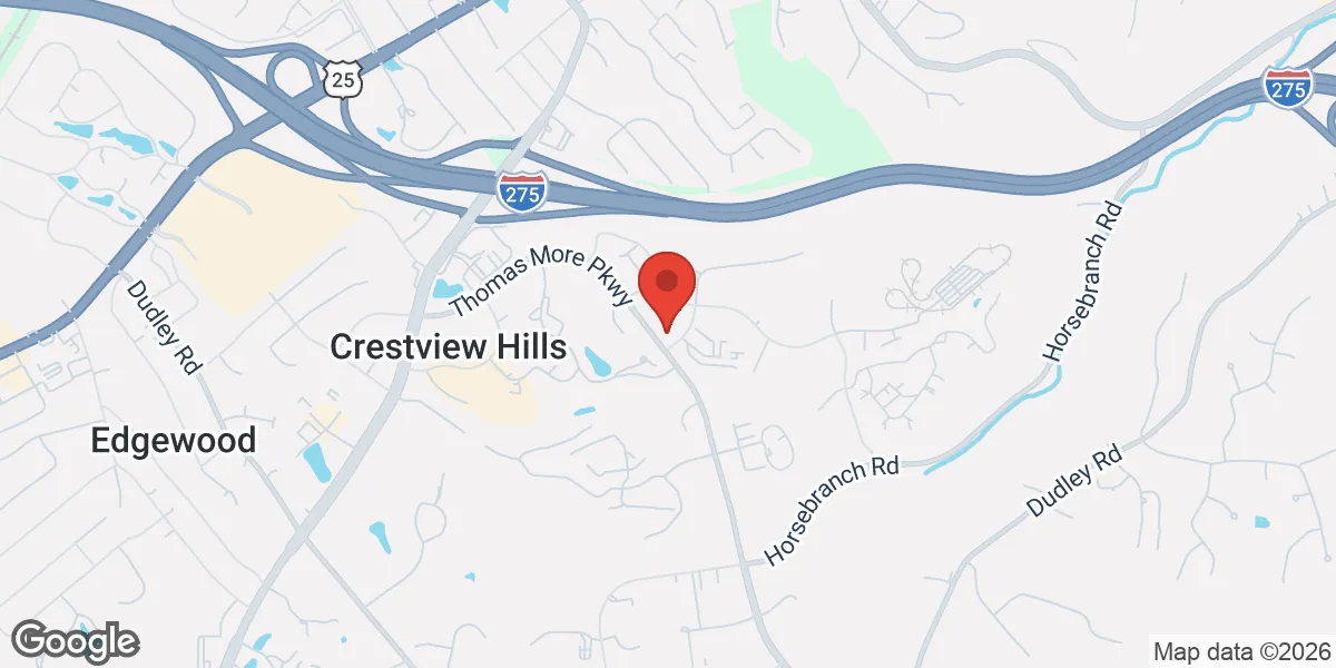 Map showing Tri-State Men's Health - Crestview Hills location