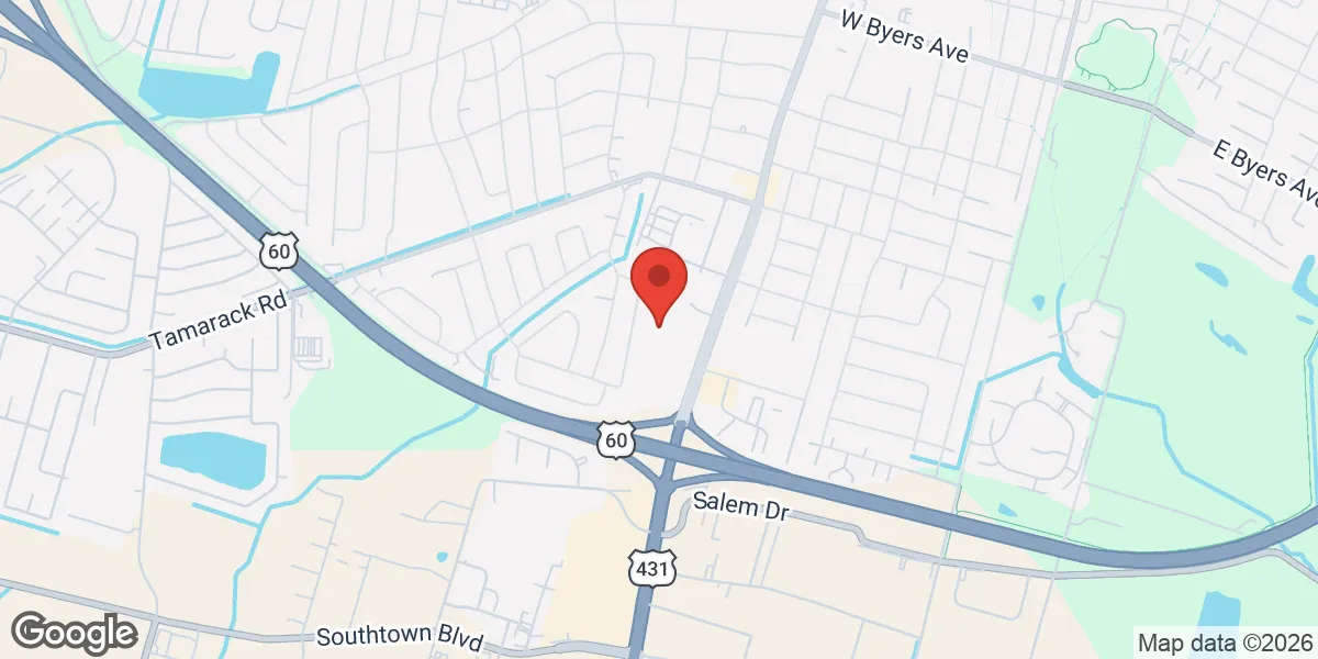 Map showing Optimize U - Owensboro | Hormone Clinic location