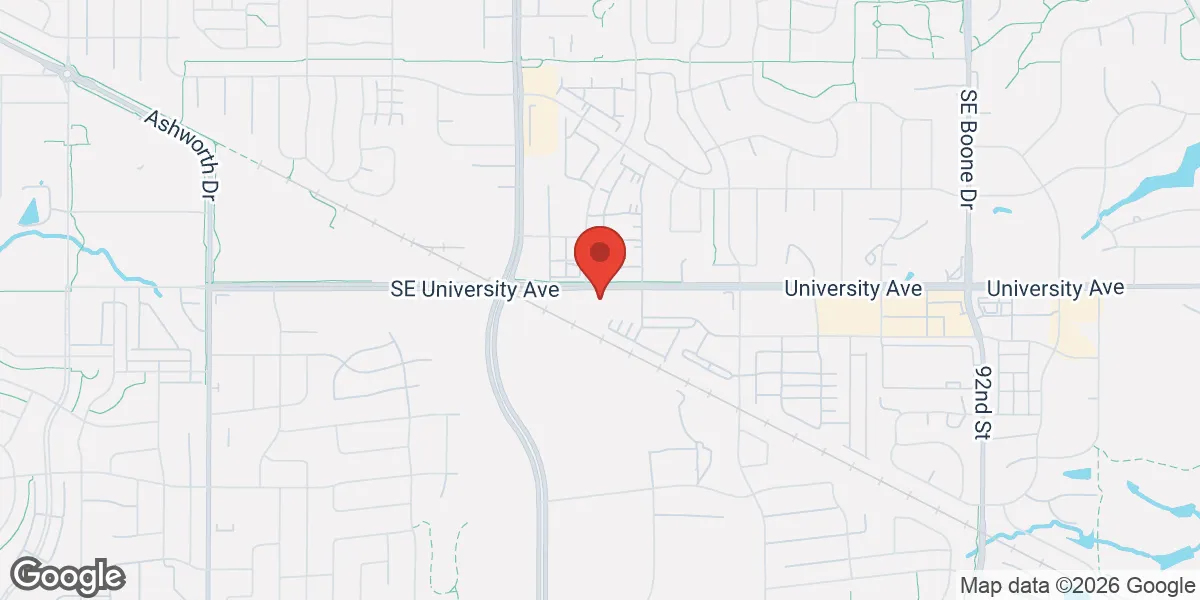 Map showing 4Ever Young Med Spa & Wellness Center - Waukee location