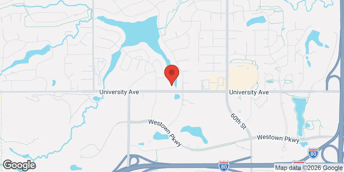 Map showing Gameday Men's Health West Des Moines - Testosterone Replacement Therapy TRT location