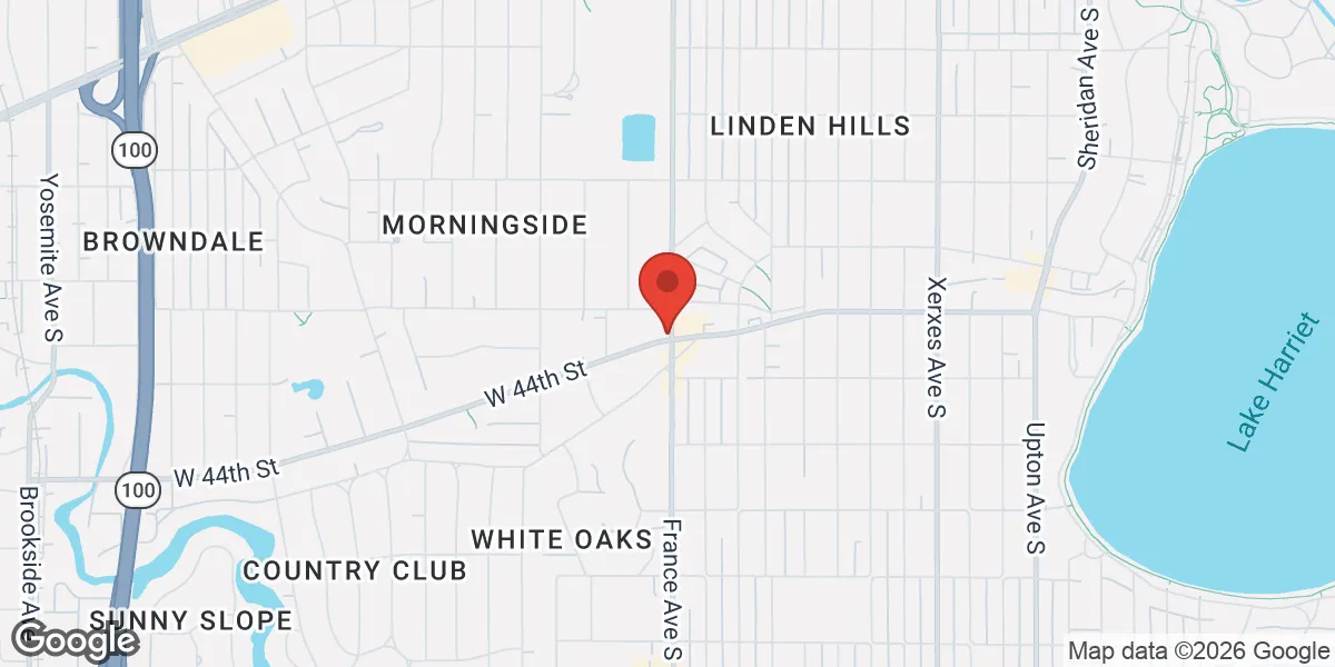 Map showing Lite Medical Clinic PLLC - Edina Minneapolis location