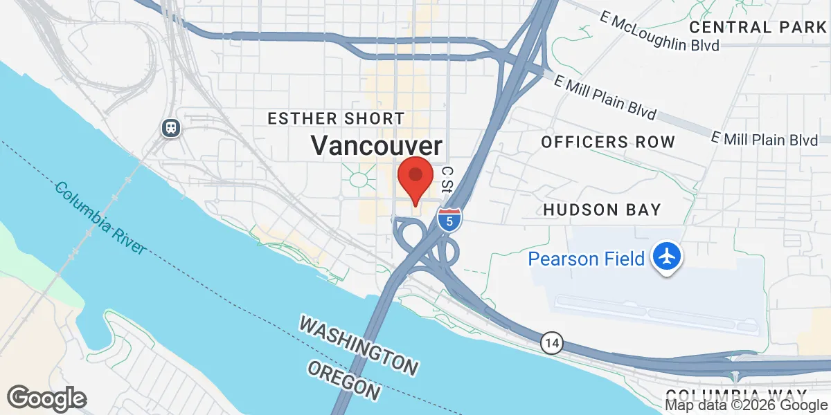 Map showing Hormone Replacement Therapy of Vancouver location