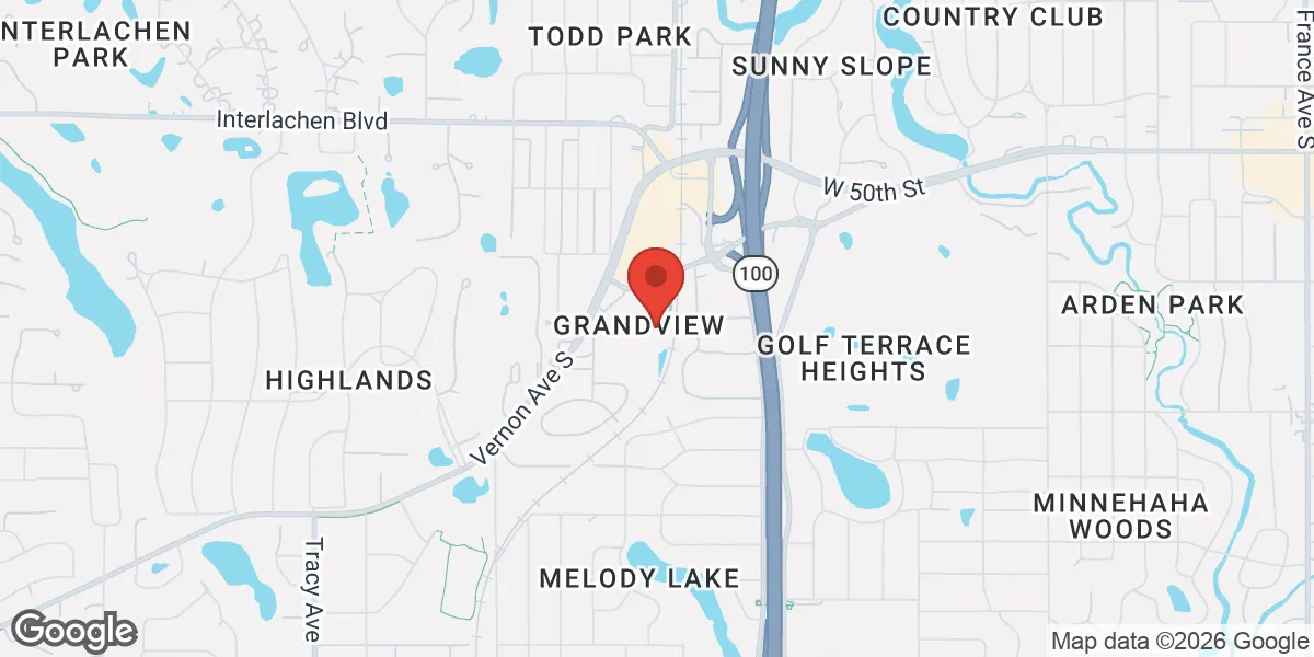 Map showing Aligned Health location