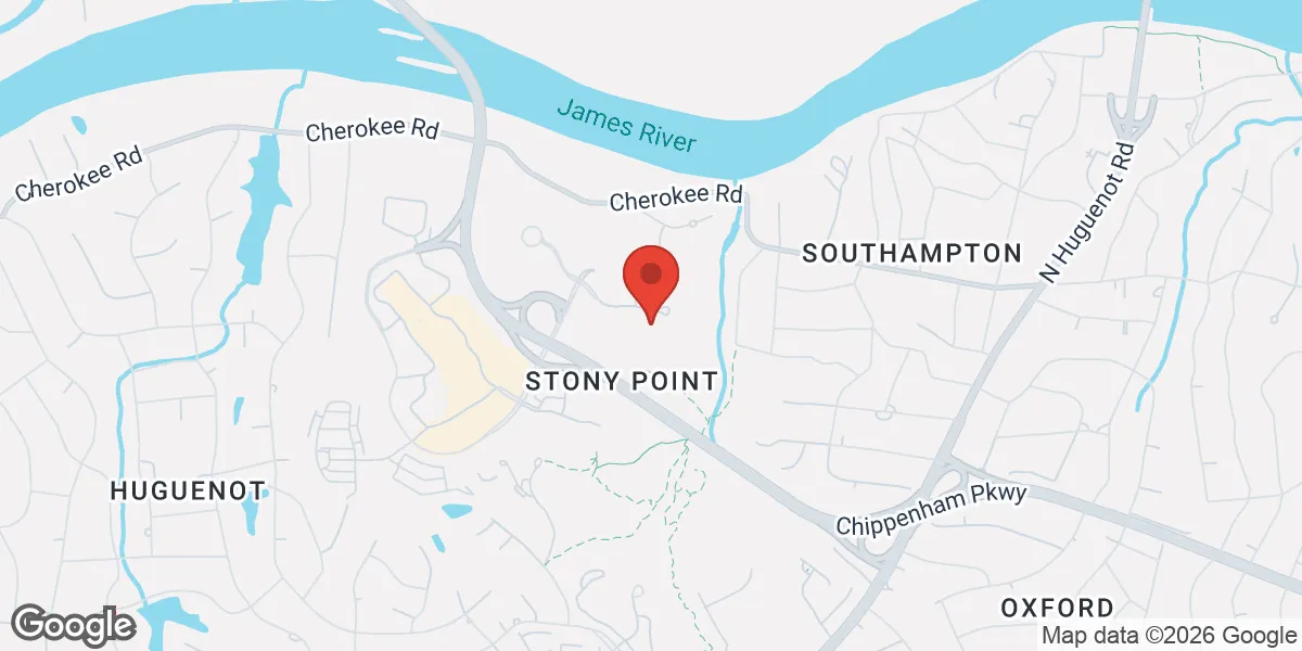 Map showing RVA Health And Wellness location