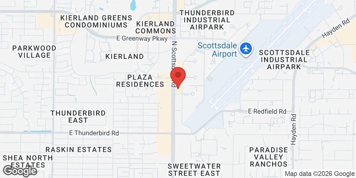 Map showing Men's Health Lounge location