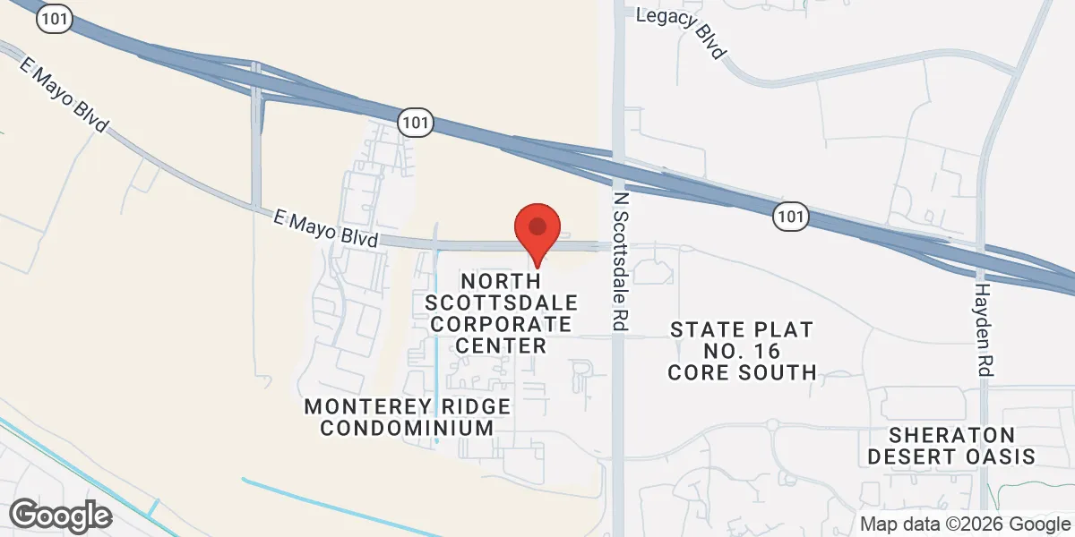 Map showing Focal Point location