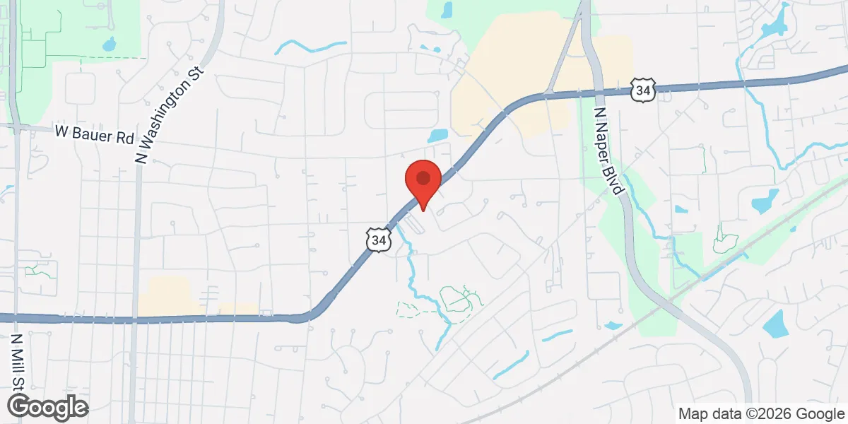 Map showing Men's Health Chicago location