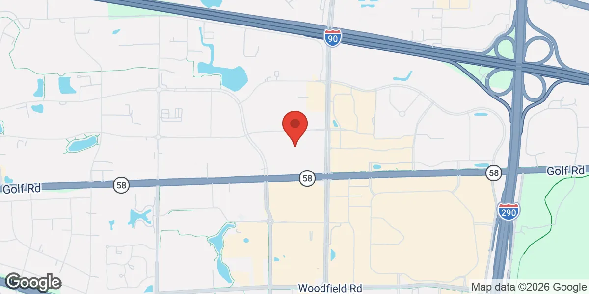 Map showing Men's Health Chicago location