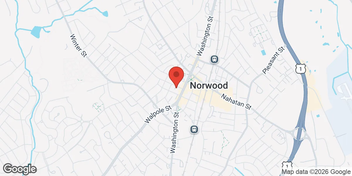 Map showing Boston Vitality location