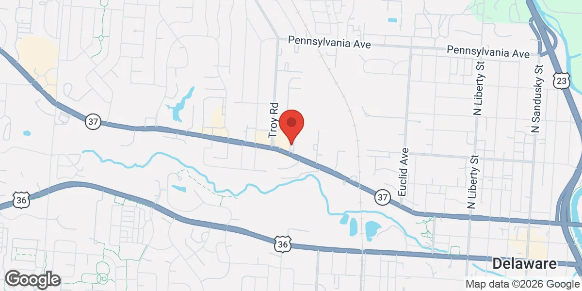 Map showing Thyroid Recovery Program location