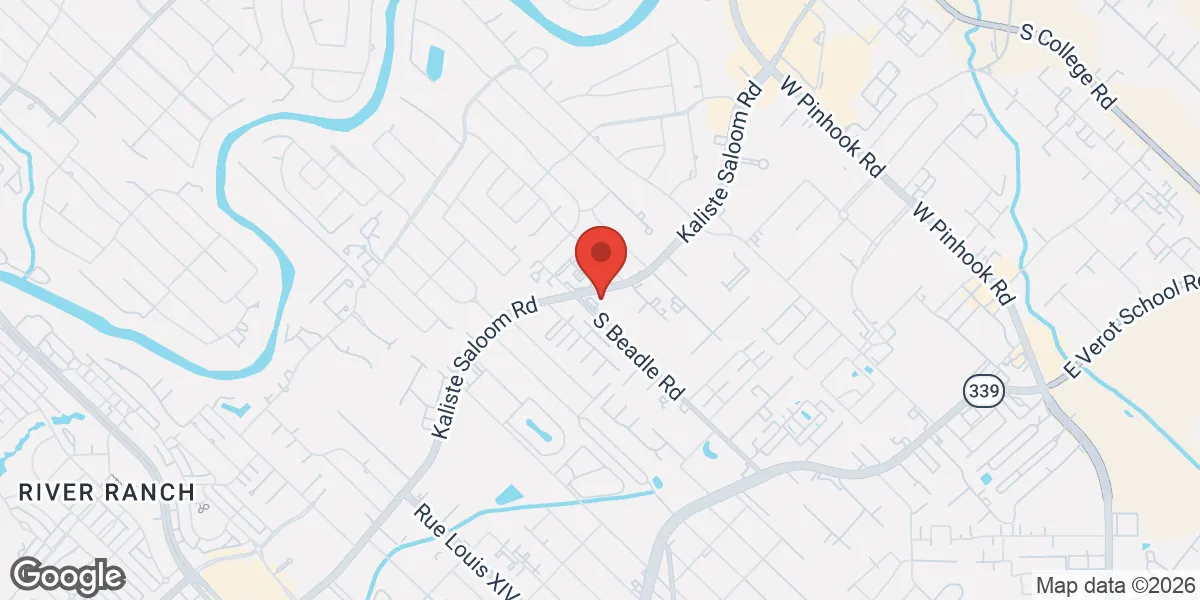 Map showing Gameday Men's Health Lafayette TRT Clinic location